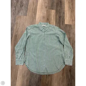 Blouse Long Sleeve By Xirena In Blue & Green, Size: S Modern Look casual top