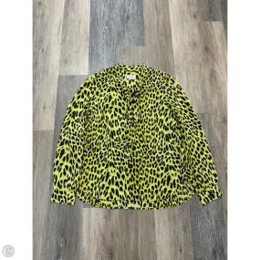 Blouse Long Sleeve By Zadig And Voltaire In Animal Print, Size: M Cozy Layer