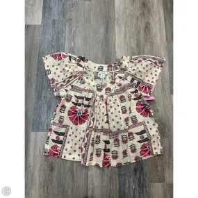 Resilient Elasticity Blouse Short Sleeve By Haute Hippie In Floral Print, Size: M