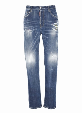 Blue Cotton Jeans Spring Mood Smooth Work Meeting