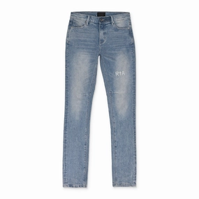 BLUE FADED SKINNY JEANS Formal City Walk Party Look Minimalist Style Chill Outfit