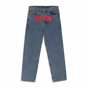 Night Out Bold Look Urban Look BLUE V3 STRAIGHT-FIT JEANS