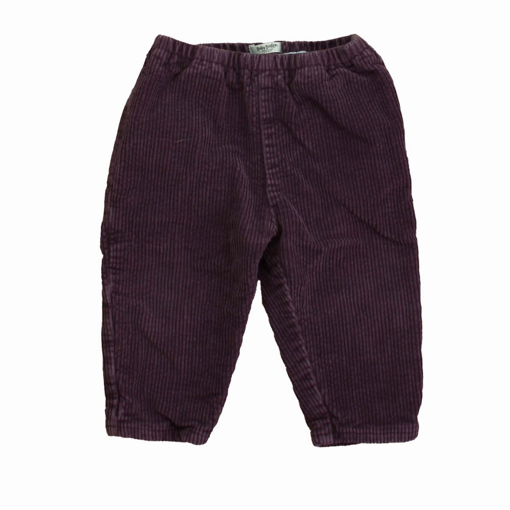 Boden Boys Purple Corduroy Pants ThermalRegulatingLining