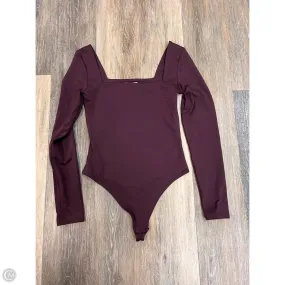 Temperature Regulating Fibers QuickRelease Fastener Bodysuit By Babaton In Purple, Size: S