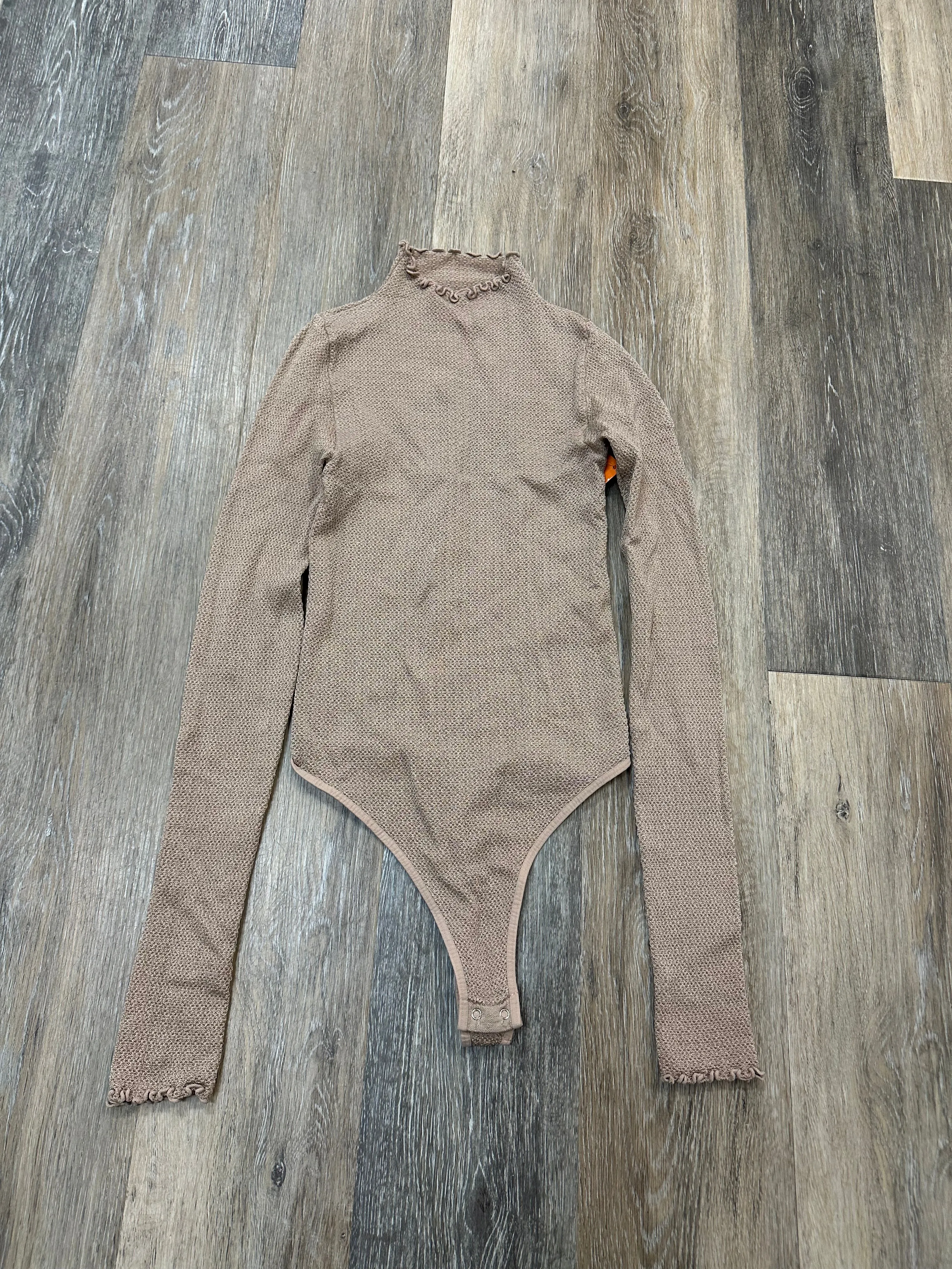 Bodysuit By Free People In Tan, Size: Xs Anti Static Treatment