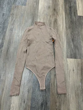 Bodysuit By Free People In Tan, Size: Xs Anti Static Treatment