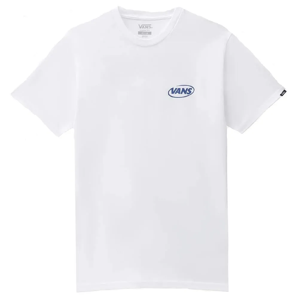 Floral Pattern Vans Hi Def Commercial T-Shirt - White