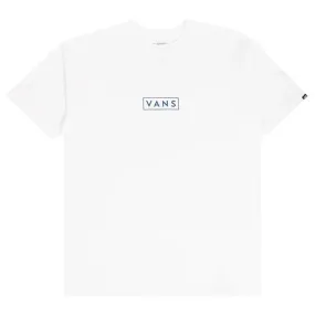 Vans Classic Easy Box T-Shirt - White/True Blue print design Casual Essential