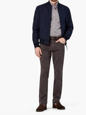 Clean Style Gym Ready Evening Stroll Charisma 5 Pocket Pants In Anthracite
