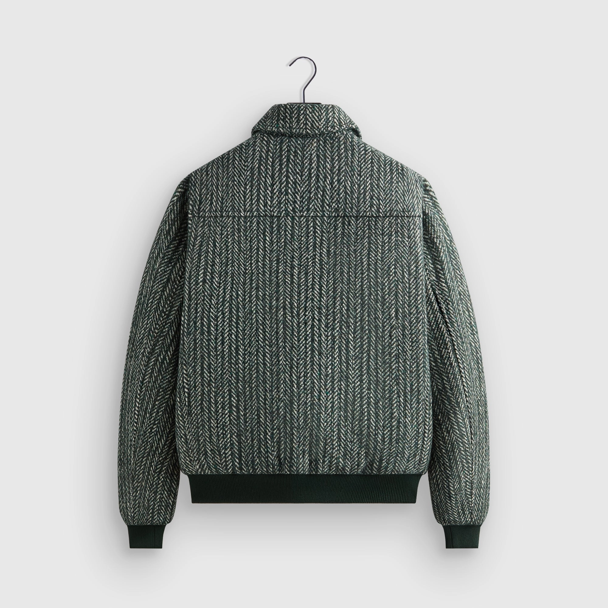 Kith Herringbone Hawthorne Flight Jacket - Stadium Quick Dry Performance Heat Resistant Fabric
