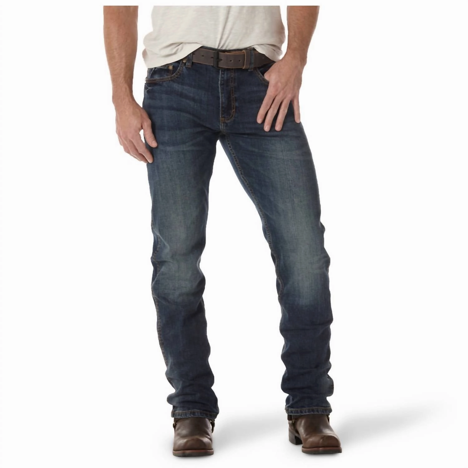 Creative Look Work Ready Lightweight Men's Retro Slim Fit Straight Jean In Bozeman