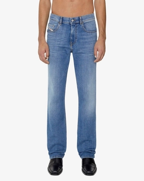 Diesel Blue Bootcut Denim Jeans In Light Blue Stretch Comfort Cool Essential