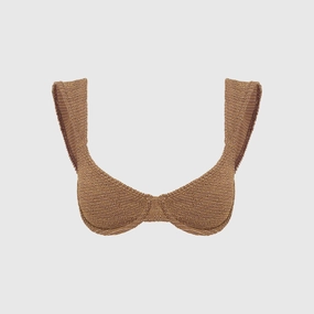 Bond Eye Georgia Balconette - Cocoa Butter Lurex Bold-Hues Warm-Hue