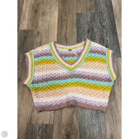Comfortable Design Sweater Short Sleeve By Free People In Multi-colored, Size: S