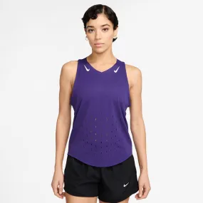 Nike | Women's AeroSwift Dri-FIT ADV Running Singlet - Court Purple/White Semi - autonomous anti - static