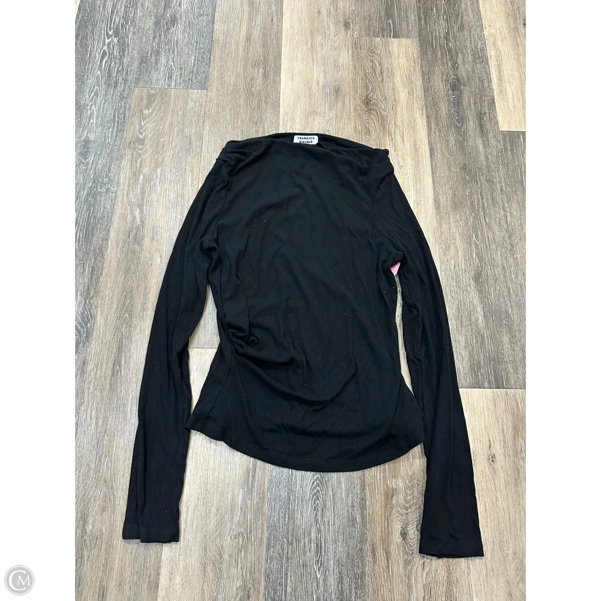 Simple Dress NonIrritatingEdges Top Long Sleeve By Frankie??s Bikinis In Black, Size: Xl