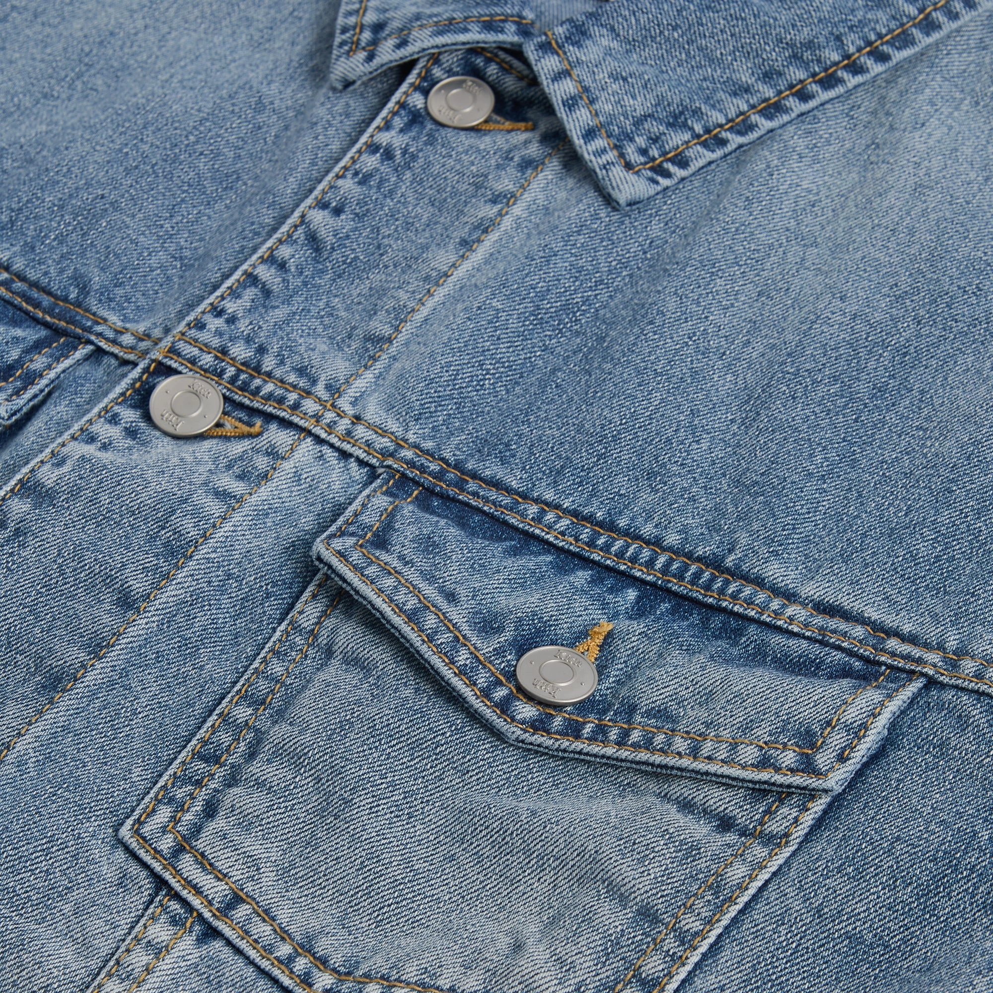 Kith Centre Denim Jacket - Dark Indigo Ultraviolet Protection Factor Teflon Coated
