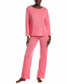 Sustainable Manufacturing Comfortable fit N Natori 2pc Shirt & Pant Set