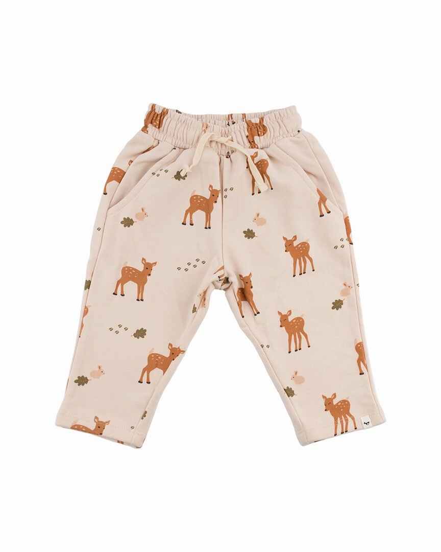 oh baby! Deer Print Pocket Jogger Versatile Waist ReflectiveTrim