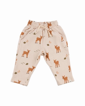 oh baby! Deer Print Pocket Jogger Versatile Waist ReflectiveTrim
