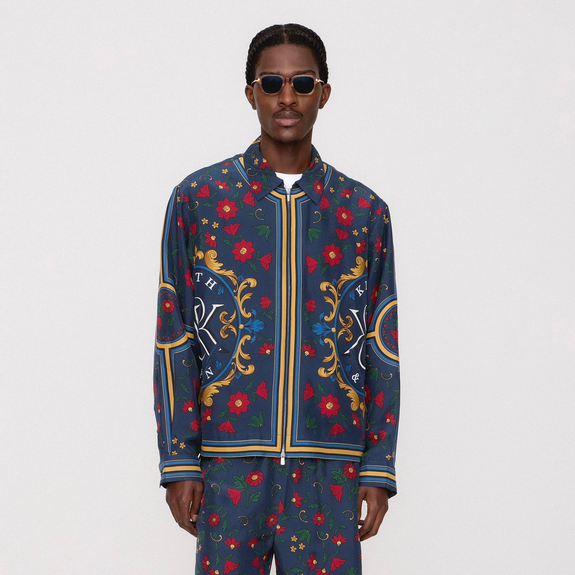 Kith Connor Blouson Jacket - Nocturnal Tagless Neckline Design Basic Layers