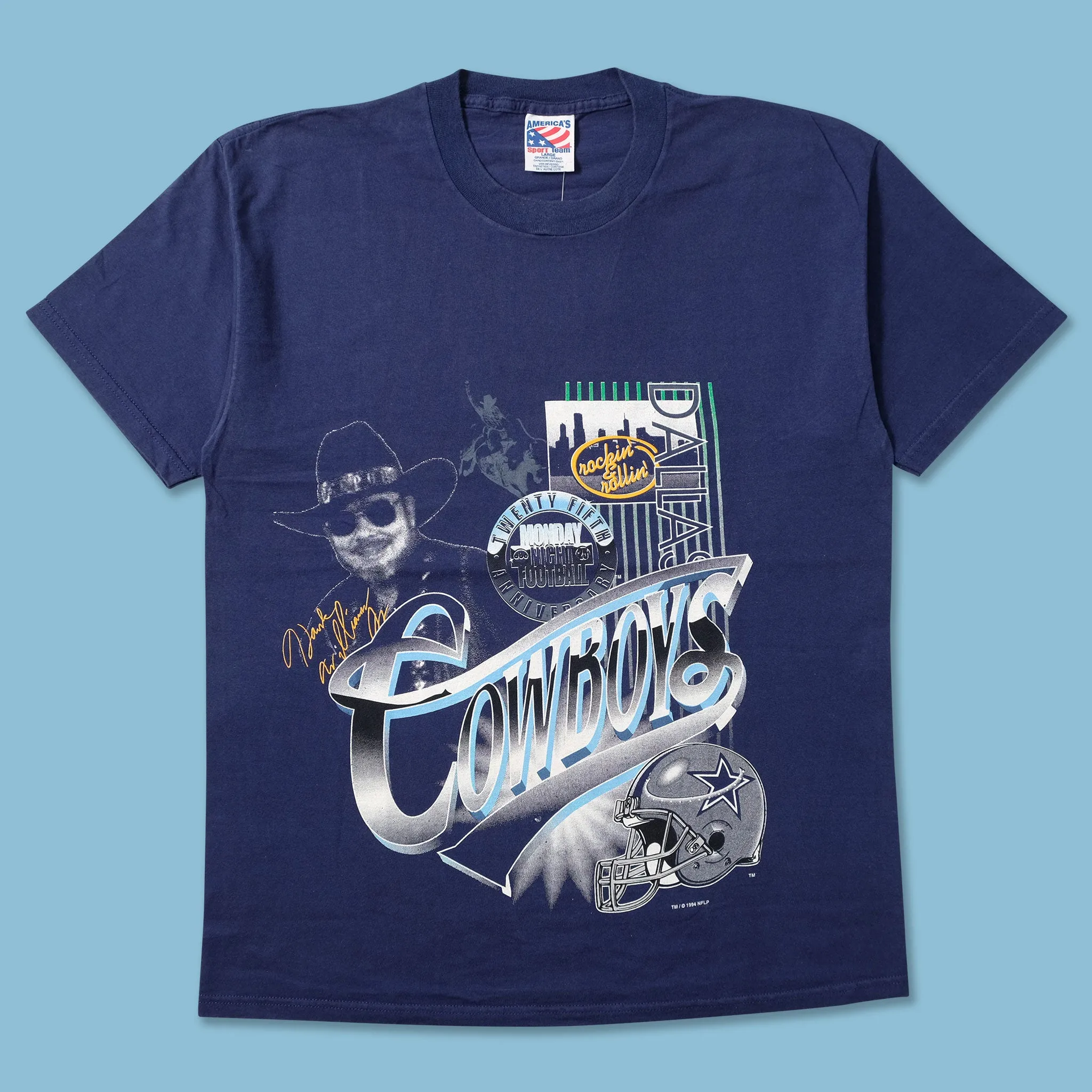 1994 Dallas Cowboys T-Shirt Medium Holiday Outfit