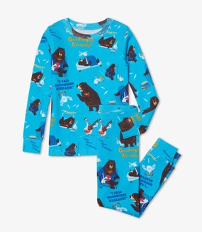 Low Maintenance Care Boy's Goodnight Already! Pajamas In Blue