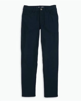 Layered Panel Design Zip-off legs Boys Cross Country Pants In High Tide