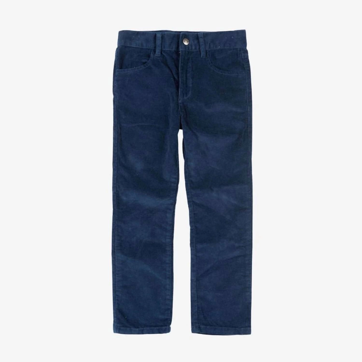 Boys Skinny Cords In Galaxy Work Ready Core Cut