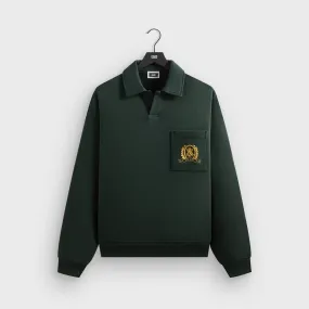 ZeroIrritation Seams Stylish Comfort Kith & Kin Crest Gilded Crest Collared Rugby - Stadium