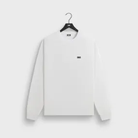Longline Hemline NonRestrictiveCut Kith Long Sleeve LAX Tee - White