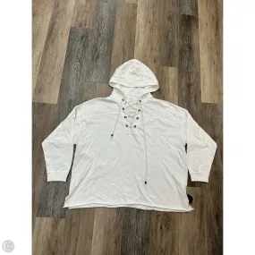 Recycled Material Blend Low Impact Manufacturing Sweatshirt Hoodie By Aerie In White, Size: S