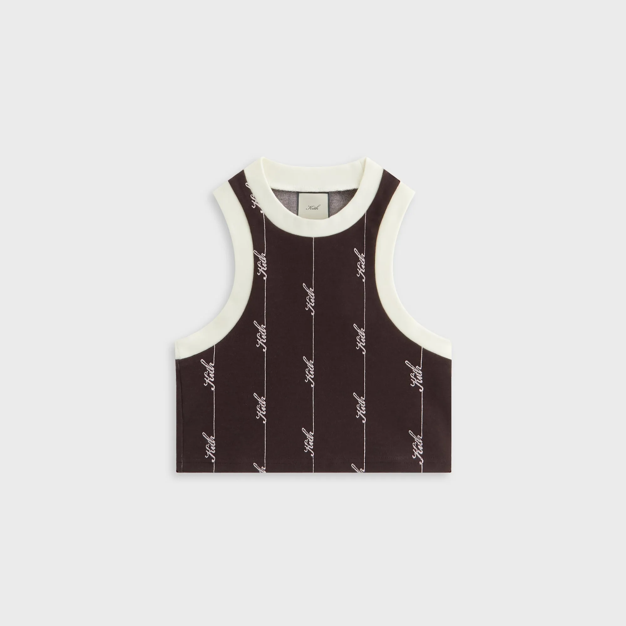 Minimalist Style military use Kith Women Tiana Pique Logo Knit Tank - Incognito