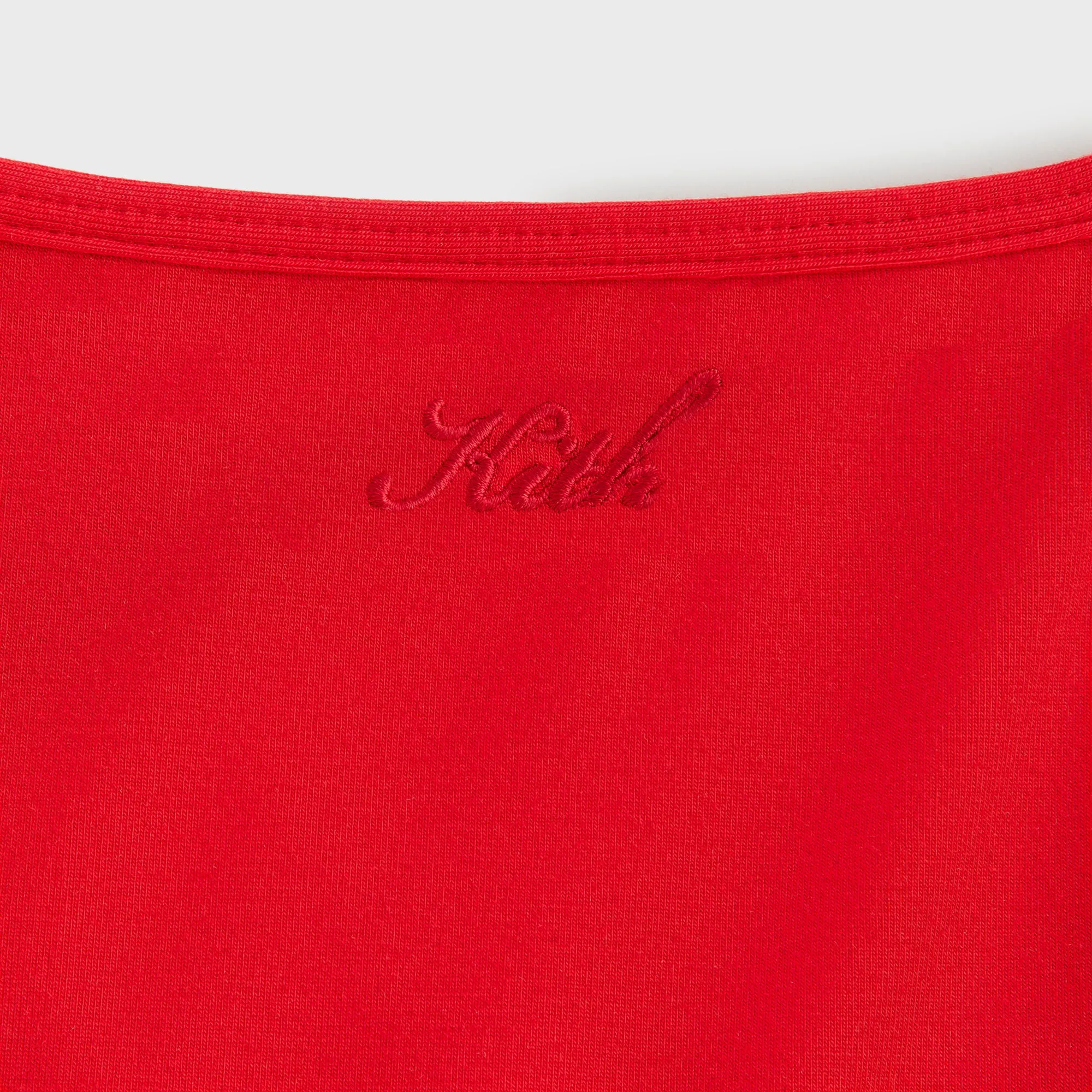 Layer Flexible Heat Transfer Logo Application Kith Women Modal Cami - Cherry Bomb