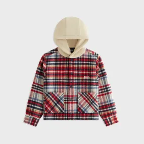 Slim Silhouette Designer Kith Kids Hooded Ginza - Sandrift