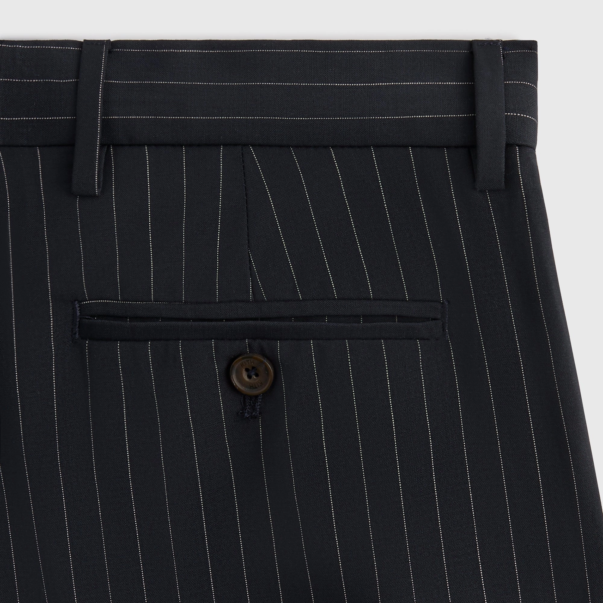 Tailored Silhouette &Kin Tropical Wool Han Trouser - Admiral