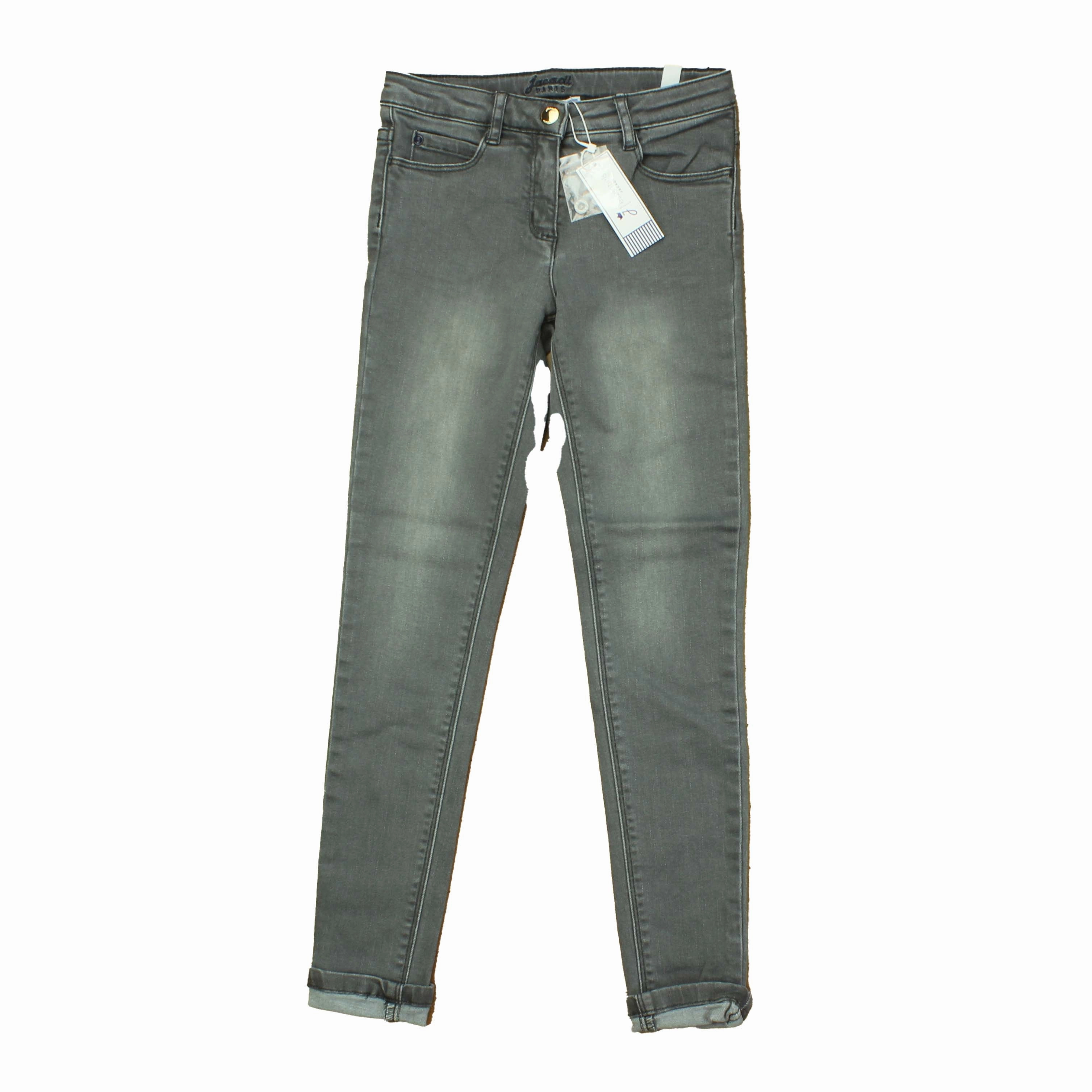 Jacadi Girls Grey Skinny Jeans Chilly Day Wear Relaxed Comfort Wear
