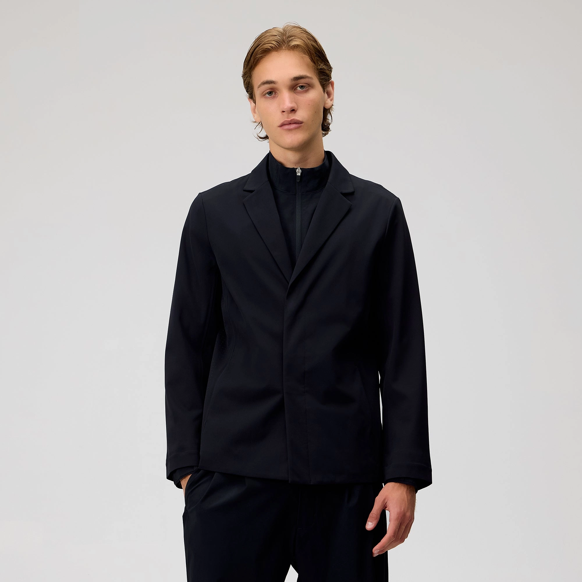 Durable AbrasionResistant Panels Slim Fit Styles Kith Ivy for Wilson Continental Blazer - Black