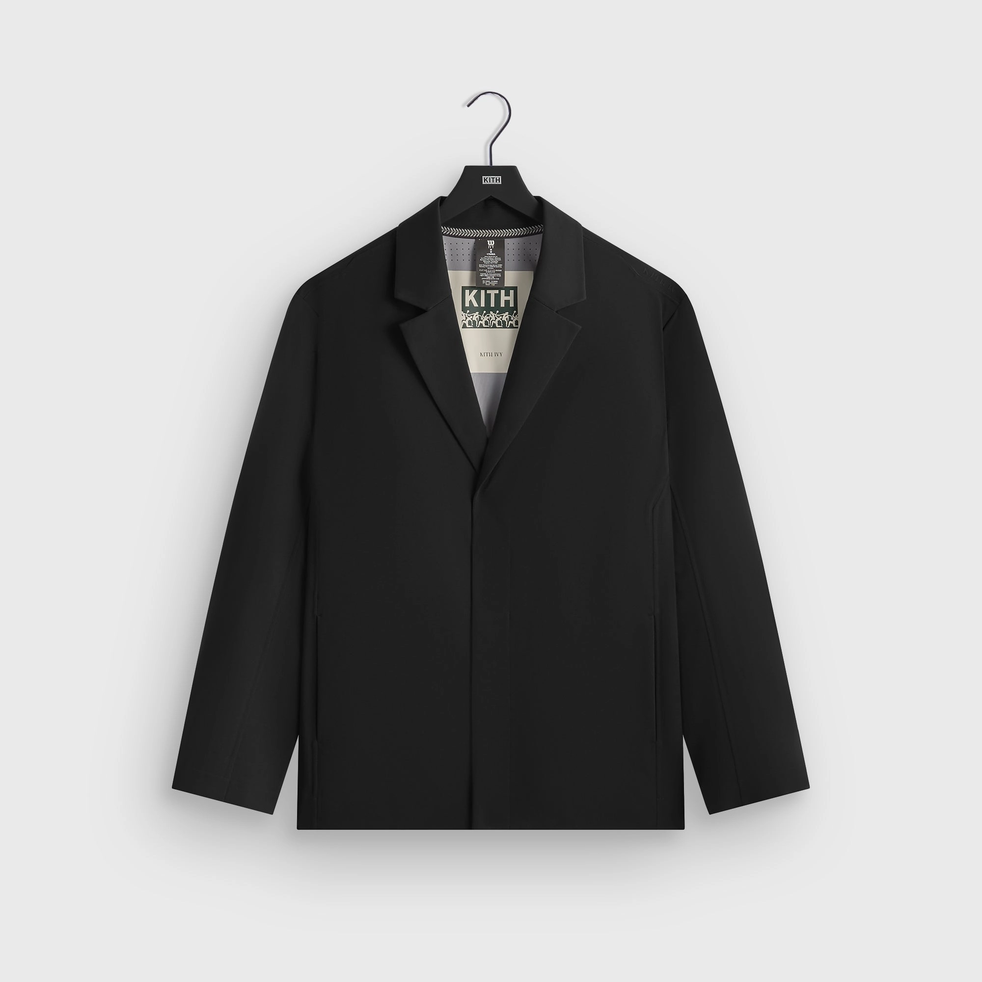 Kith Ivy for Wilson Continental Blazer - Black Comfort Fit Design