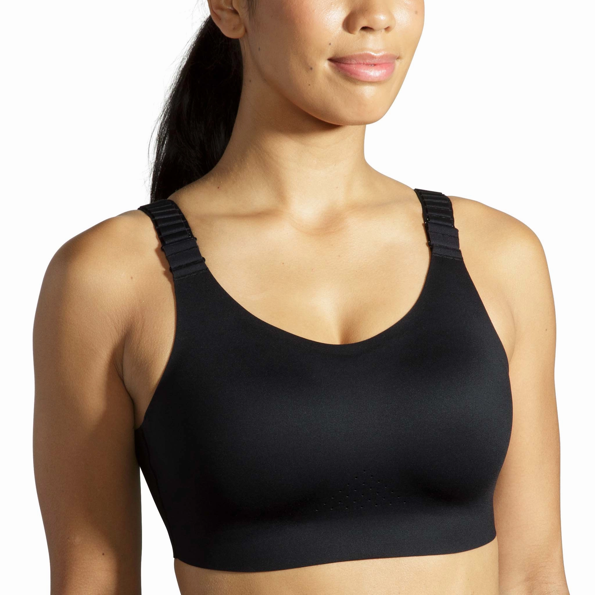 High neck seams Brooks | Women's Scoopback 2.0 Sports Bra - Black