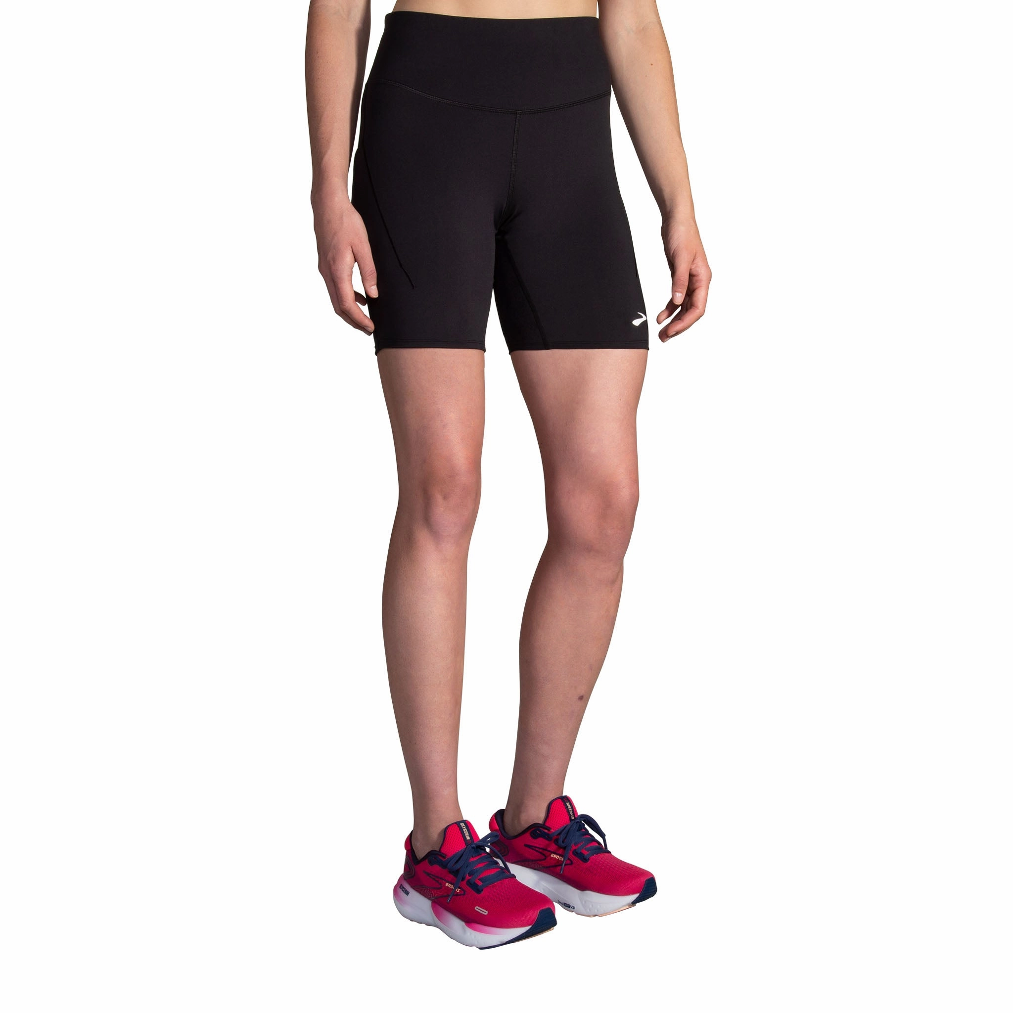 keychain venue Antique Brooks | Women's Spark 8" Short Tight - Black