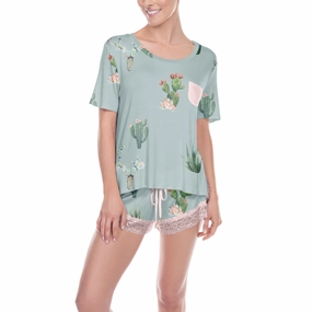Anti Pilling Technology Reinforced Hems Honeydew Intimates Something Sweet Short Set