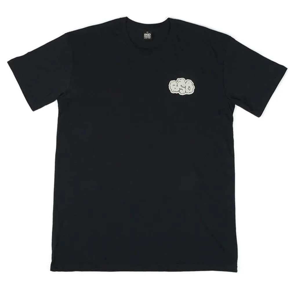 Layered Style BSD Burnout T-Shirt - Dark Navy