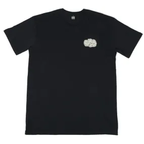 Layered Style BSD Burnout T-Shirt - Dark Navy