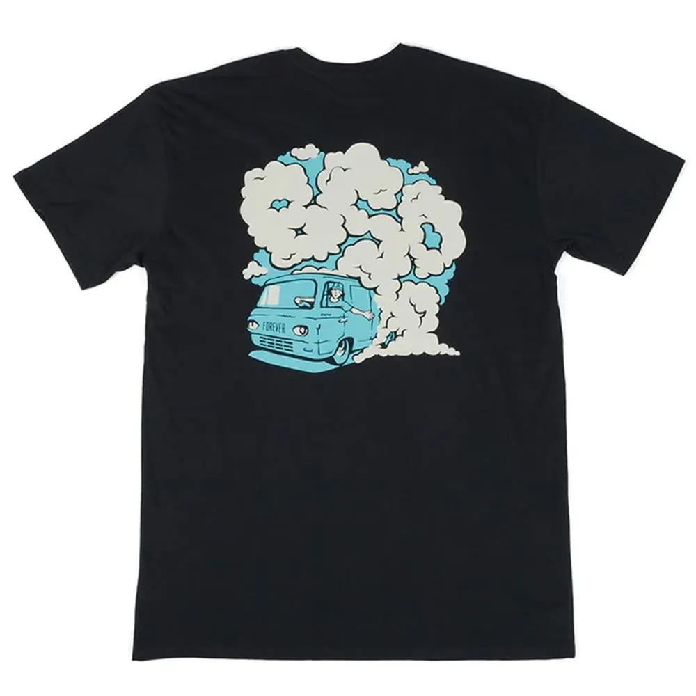 SeamFreeShoulders BSD Burnout T-Shirt - Dark Navy