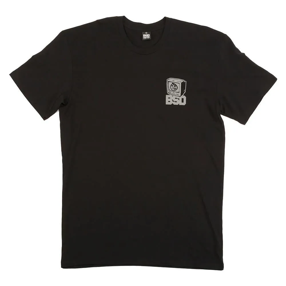 BSD Switched On T-shirt - Black polo neck