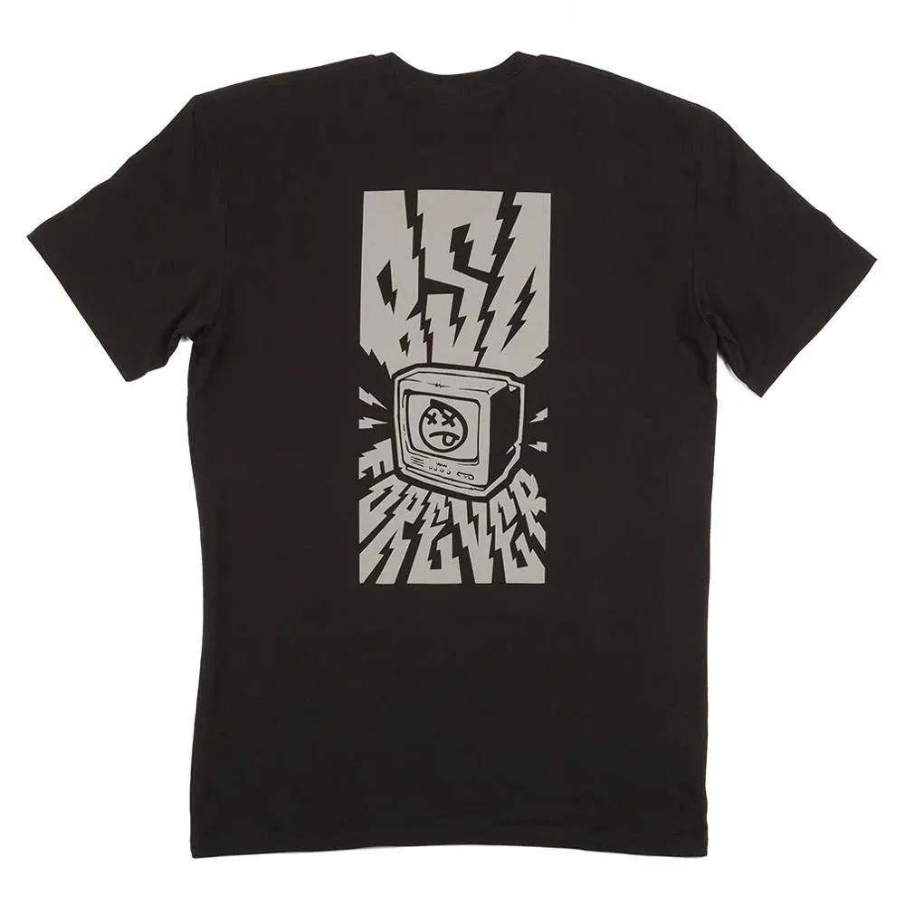 Street Trend Cozy Layers BSD Switched On T-shirt - Black