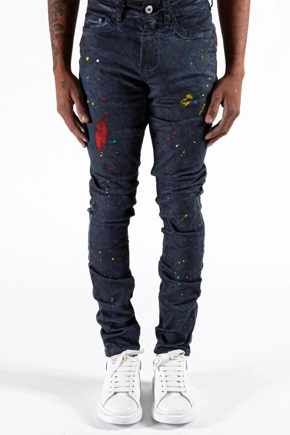 Date Night Sustainable Men's Ether Nodes Jeans In Navy