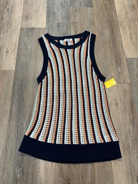 Sweater Short Sleeve By 525 In Striped Pattern, Size: Xl Hydrophobic Surface Treatment AntiBacterial Coating