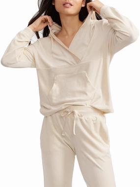 LowProfile Stitching Eco Friendly Dye Bare Women's The Velour Hoodie